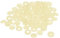 sourcing map 200 Stück 5 mm Scharnierschrauben Abdeckkappen Kunststoff Faltschraube Snap Abdeckungen Unterlegscheibe Flip Schraube Schutz Abdeckung für M3 M4 M5 Schrauben, Beige