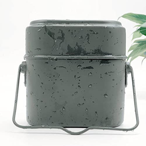 Camping Cookware Lunch Box Set Outdoor Military Canteen Mess Tin Kit for Backpacking Fishing Hiking Picnic