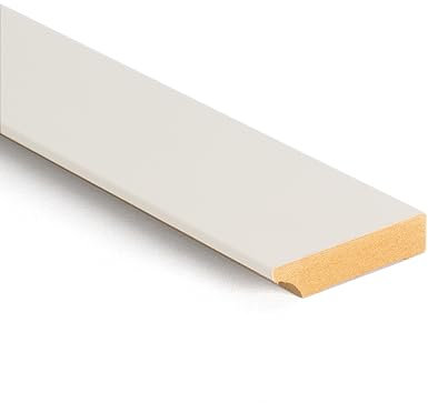 Bildershop-24 14er Set Bildershop-24 Fußleiste/Sockelleiste für Wandpaneele Dekowa in Magnolie 230 x 8 x 1,8 cm