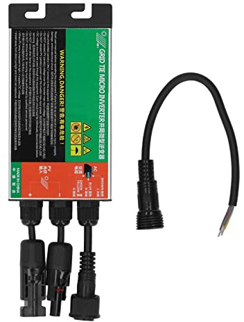 Grid Tie Micro Inverter, AC230V High Accuracy Kompakter Reiner Sinuswellen-Wechselrichter mit Kabel für Bürogeräte (180W)
