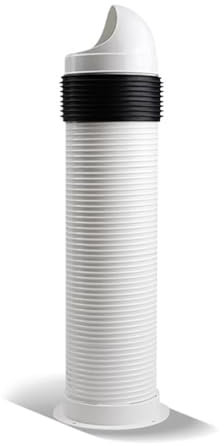 EDLE Hotte traversante Murale, Protection Contre Le Vent et la Pluie Monobloc, hotte aspirante à Prise Murale Externe, Sortie de hotte de Cuisine de Salle de Bain (Size : L)