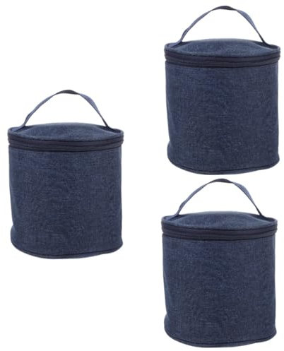 Amosfun 3 Pz Borse Isolanti Sacchetto Di Conservazione Del Calore Kit Secchiello Per Il Pranzo Borsa Termica Per Feste Pranzo Sacco Per Portavivande Termico Porta Torta Isolati Stoffa