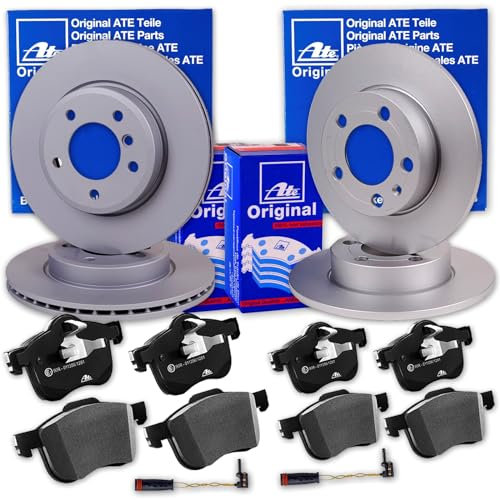 ATE Bremsscheiben + Beläge vorne + hinten für C-Klasse W205 S205 A/C205
