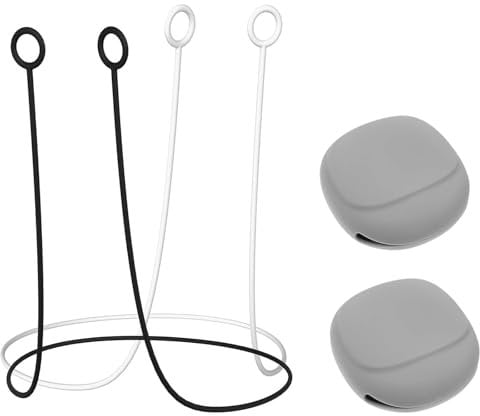 2 PCS Link Connector Cord for Earplugs, Soft Reliable Flexible Silicone Cord Works with Most Earplugs with Removable Tips Compatible Tug-Resistant Earplug for Everyday Quiet Experience Vibes