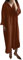 Mumuj Women Milkmaid Jumpsuit Damen Für Mollige Frauen Damen-Hemdkleid mit Langen Ärmeln und einfarbigem Damen Hochzeitsgast Enge Abiballkleider Mädchen (Brown, XL)