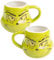 United Labels Grinch Taza de café 320 ml verde 3D Grinch Face Taza de café de cerámica divertida en caja de regalo