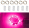 Red Fairy Lights, String Lights Copper Wire Battery Operated, Battery Powered Fairy String Lights, 2m 20Leds Red Ambiance Lighting for Wedding Christmas Valentines Decorations, 8Pack (Pink)