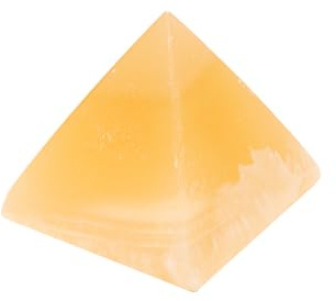 Discoveries Egyptian Imports Alabaster-Pyramide Statue – klein 5,7 cm – hergestellt in Ägypten