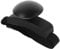 TOYANDONA Accesorios para pies de tambor africano Shaker pie para bongos y cajón Instrumento percusión pie con correa instrumento agitador de Black