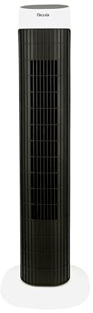 facula - Ventilador de Torre Digital Oscilante Rok 45w | 3 modos | 3 velocidades | Temporizador | Mando a distancia