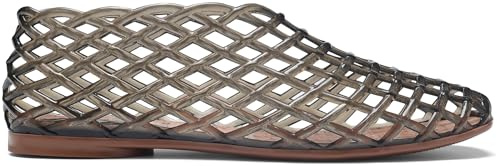 Jelly Mesh Ballet Flats for Women Clear Hollow Jelly Sandals Beach Ballerina Jellies Shoes