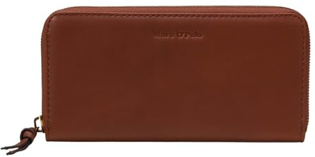 Marc O'Polo Geldbörse Finja Combi Wallet Dark Cognac braun