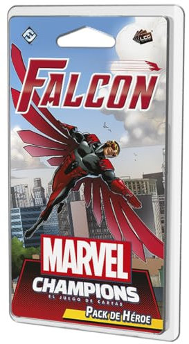 Asmodee Marvel Champions Falcon, Erweiterung, Kartenspiel, ab 14 Jahren, für 1 bis 4 Spieler, 45-90 Minuten pro Spiel, Spanisch