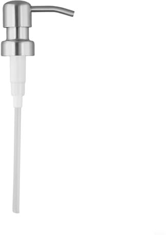 Ästhetischer Metall-Ersatzkopf für Flüssigseife, verbessert Ihre DIY-Projekte (Silber)