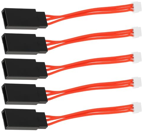 SG Store RC JR-Buchse auf JST-Adapter-Stecker, kompatibel mit iKON kompatibel mit Brain Servo, 50 mm, 5 Stück