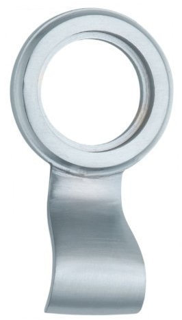 Cylinder DOOR PULL /Front DOOR CYLINDER PULL Fit Yale Lock - 76x45mm - Satin Chrome