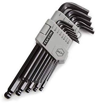 TEKTON 25262 13-pc. Long Arm Ball Hex Key Wrench Set, Inch