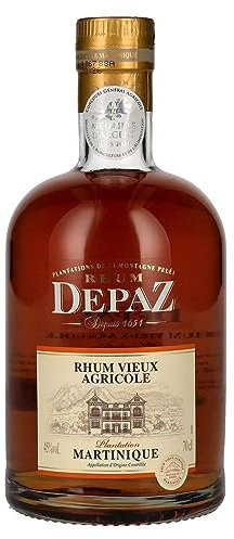 RHUM depaz Agricole Vieux Plan chargement avec emballage cadeau Rhum (1 x 0,7 L)