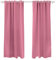 Victoria M. Aurora Verdunkelungsvorhang Blickdicht, Thermovorhang, Ösenvorhang, Schallschutz Vorhang 140 x 245cm, Rosa, 2er Pack