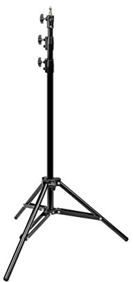 Bresser F001962 BR-TP220 luftgefedertes Lampenstativ 220 cm schwarz