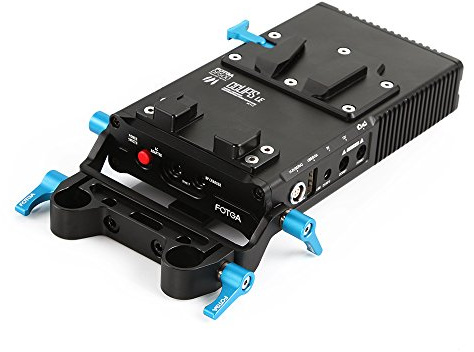 Fotga DP500III Mark 3 CCUPS ununterbrochen V Mount Halterung Netzbatterie Power Supply mit 15mm Rod Adapter für Camcorder DSLR Filmmaking System A7R A7S GH4 GH5 BMPCC BMCC 5D2 5D3 5DIV D500 FS700