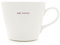 Keith Brymer Jones Word Range Cat Lover 'Bucket Becher, 0,35 L, weiß