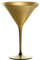 Stölzle Lausitz Verre à cocktail Elements 240ml I verres à Martini set de 6 I gold I verres à cocktail résistants au lave-vaisselle et aux chocs I en cristal de haute qualité