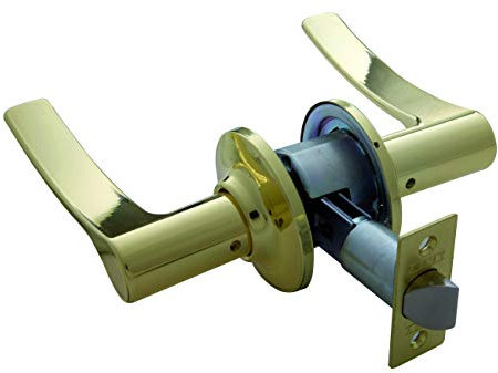 Tesa Assa Abloy Barcelona 3B02DU0LP Türgriff-Set, poliertes Messing, Funktion 02, rechts