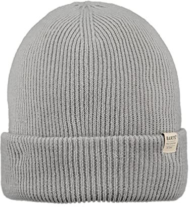 Barts Kinabalu Beanie Grau - Dehnbare weiche Mütze, Größe One Size - Farbe Light Grey