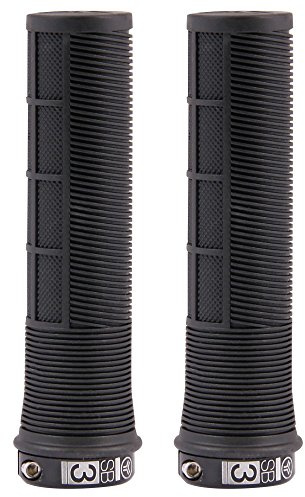 Muc-Off SB3 - Race-Grips aus Lock On – Griffe für Fahrrad, ideal zum Laufen – ultradünnes Design – extrem leicht – hohe Festigkeit – hervorragender Griff – Schwarz/Schwarz