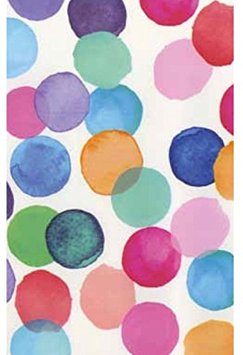 Klebefolie - Möbelfolie Julia bunte Punkte DOTS 0,45 m x 15 m cm Dekorfolie Selbstklebende Folie mit modernen bunten Dekor - Selbstklebefolie