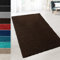 casa pura Shaggy Teppich Prestige | Flauschiger Hochflor Langflor | Zur Dekoration von Wohnzimmer, Schlafzimmer, Kinderzimmer | schadstoffgeprüft | 8 Moderne Farben in 5 Größen (200x200cm, braun)