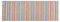 Verzierwachsplatte 100x200mm - Streifen kristall weiss/kupfer (1 Stück)