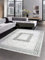 CARPETIA Teppich Wohnzimmerteppich mit Glitzer grau Größe 200x280 cm