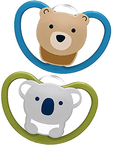 Mapa Nuk Sucette Space Silicone Taille 1 2/Boîte – Assortie, prix valable pour 1 pièce