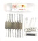 Loboo Idea 17pcs Double-end Rake Lock Pick Set. Civil Lock Pick Tool.Including 10pcs Double-end Rake Hooks,6pcs Round Tools,and A Tension Wrench (Tool)