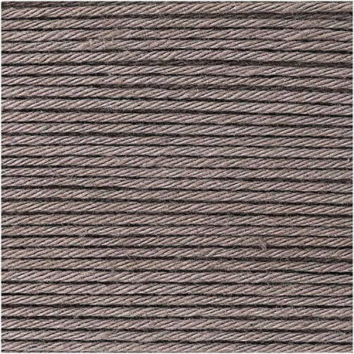 Ricorumi 25 g dk – Couleur : 79 – Gris – Coton fin pour crocheter des figurines amigurumi ou des maniques