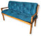 4L Textil Gartenbankauflage Hollywoodschaukel Auflage Bankauflage Outdoor Sitzkissen Bank Gartenbank Auflage Bankkissen Sitzauflage Bank (150x50x50 cm, Türkis)