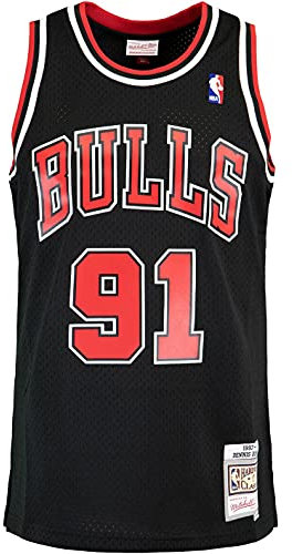 Mitchell & Ness Swingman Dennis Rodman Chicago Bulls 97/98 Trikot (L, Black)
