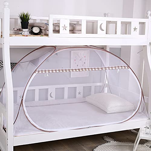 Moustiquaires Pliables À Très Grande Entrée, Moustiquaires De Yourte Pop-Up pour Lit Simple, Empêcher Les Insectes D'assurer La Circulation De L'air,E,1 * 2 * 1M