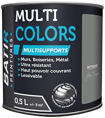 Bat mat 0 5l gris taupe
