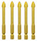 5 Pcs Drill Bits, 5mm Glass Concrete Tile Drill Bit Set, Hex Shank Drilling Tools for Ceramic Brick Wall