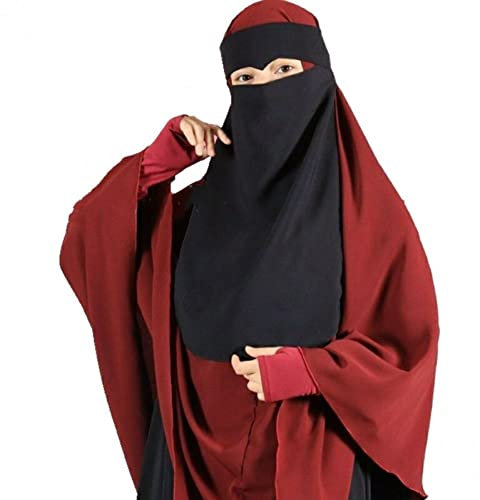 Muslimischer Schleier Für Frauen Feste Farbgebet Veil Islamische Gesicht Schleier Chiffon Hijab Kopfschal Für Islamische Muslimische Frauen