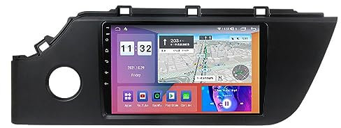 PLOKM 9 inch Car Stereo Radio with Android 12 in Dash GPS Unit for KIA RIO 2020-2021 Car Entertainment System Support Bluetooth Backup Camera SWC FM RDS DSP