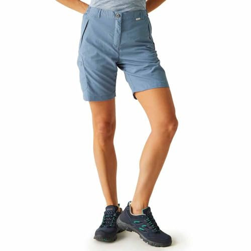 Regatta Women's Chaska Ii-Pantalones Cortos de Senderismo para Mujer Board Shorts, Blue Coronet, 12
