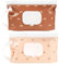 SANNIX Wet Wipes Bag for Babies, 2 Wet Wipes Box, Baby Wet Wipes Bag for On the Go Baby Wet Wipe Dispenser Reusable Wet Wipe Bag (Brown Boheme)