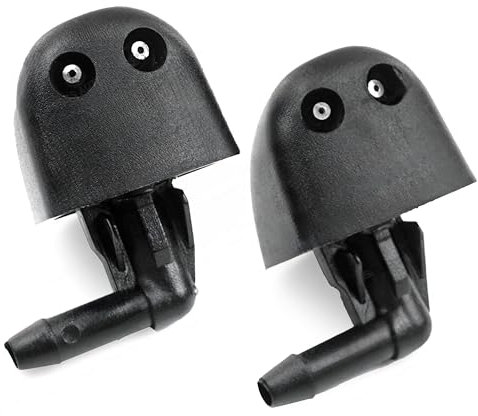 Click&Fit 2 boquillas de lavado de parabrisas para Renault Trafic 2001-2014, Kangoo 97-07, Laguna 94-01, Opel Vivaro 2000-2014, Nissan Primastar 01-08 – Boquillas para limpiaparabrisas 7700823915