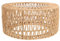 Zerodeko Abat-jour Tressée Pour Lampe Suspendue Couvercle Luminaire Rustique Écorce Naturelle Décoration Vintage Pour Salon Chambre Restaurant Bureau