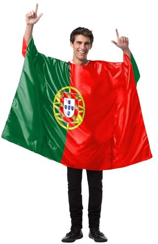 2024 Flaggenkostüm Deutschland Damen Herren Fanartikel Em Fanartikel Deutschland Flagge Poncho Cape Fahne Nationalmannschaft Fußball Klamotten Fussball EM Fan für EM Deko
