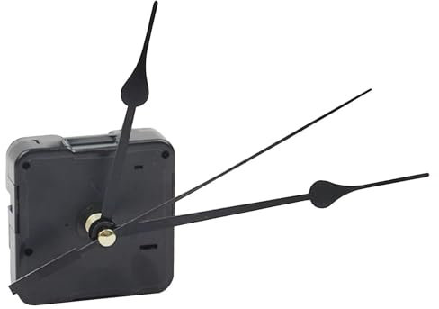 dzqad Batterie-Uhrwerk, Funk-Uhrwerk Bausatz, Silent Quartz Movement, Vielseitiger Batterie-Uhrmechanismus, Uhrzeiger und Motorsatz für kleine Wecker